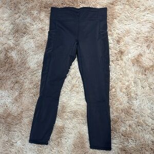 Fabletics Charcoal Gray High-Waisted Leggings